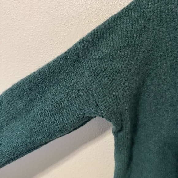 Sézane Gaspard Cardigan Sage Green Button Mohair Alpaca Reversible-Small - Picture 5 of 11